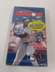 2001 mlb showdown baseball factory sealed two-player starter set by wizards of the coast