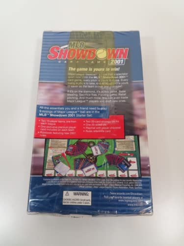 2001 MLB Showdown Baseball Factory Sealed Two-Player Starter Set by Wizards of the Coast