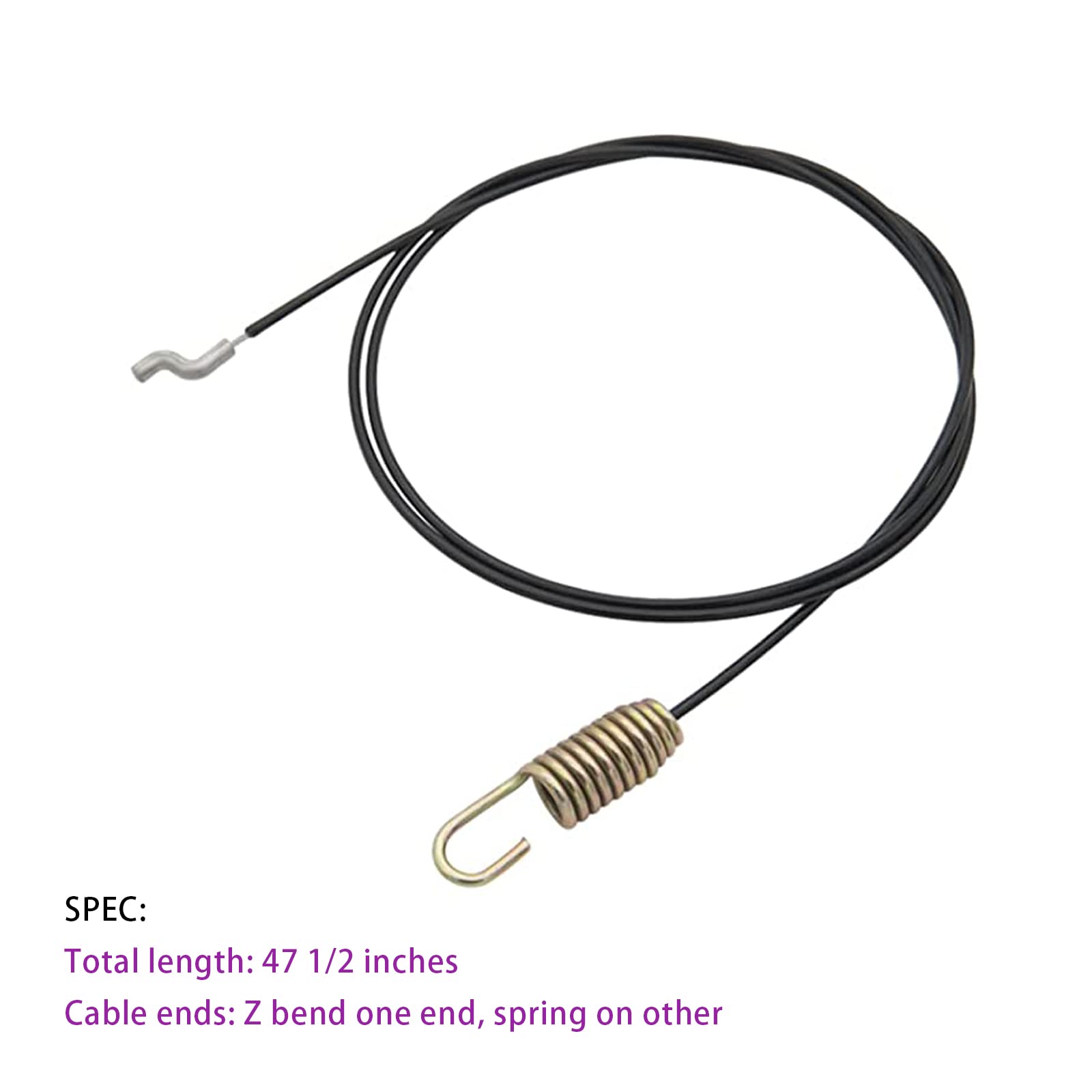 Rinlius Auger Cable 946-04230B for Cub Cadet, Yard Machine, Troy-Bilt, MTD, Columbia, White Outdoor Snow Blower Replaces 946-04320A, 946-04230, 746-04320A, 746-04230