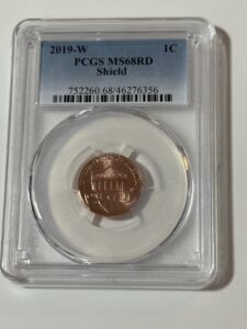 2019 w westpoint mint lincoln cent penny pcgs ms-68