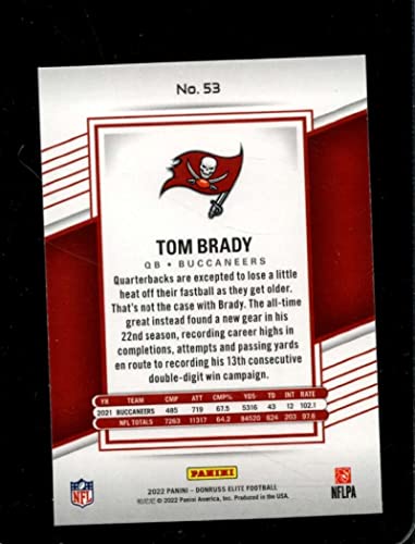 2022 DONRUSS ELITE GREEN #53 TOM BRADY NMMT BUCCANEERS