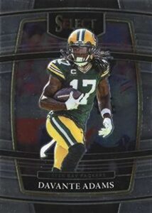 davante adams 2021 panini select #14 nm+-mt+ nfl football packers concourse