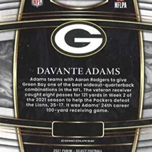 DAVANTE ADAMS 2021 Panini Select #14 NM+-MT+ NFL Football Packers Concourse