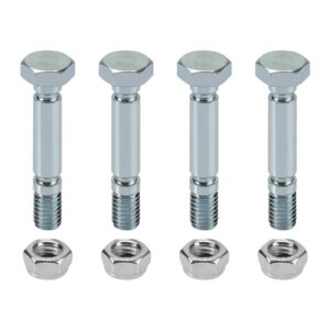 shear pins and nuts 303160355p / 303160355 compatible with powersmart snowblowers part set four