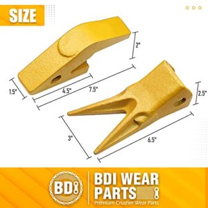 BDI Wear Parts 2740W23 Bucket Tooth Seat Adapter +23WTL H&L Tiger Bucket Digging Teeth/Bucket Teeth and 23FP Flexible Pin Combination (1)