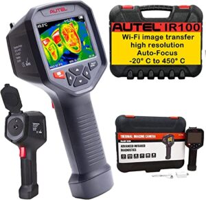 autel thermal camera autel ir100 auto-focus for instant thermal imaging dual camera wi-fi image transfer to pc or maxisys tablet