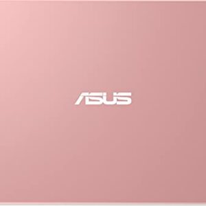 ASUS Newest 14" HD Laptop, Intel Celeron N4020 Processor(up to 2.8GHz), 320GB SSD(64GB eMMC+ 256GB SSD), 4GB RAM, Webcam, Intel HD Graphics, Bluetooth, Win11 S + 1 Year Office 365, Rose Gold, JVQ