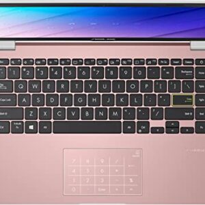 ASUS Newest 14" HD Laptop, Intel Celeron N4020 Processor(up to 2.8GHz), 320GB SSD(64GB eMMC+ 256GB SSD), 4GB RAM, Webcam, Intel HD Graphics, Bluetooth, Win11 S + 1 Year Office 365, Rose Gold, JVQ