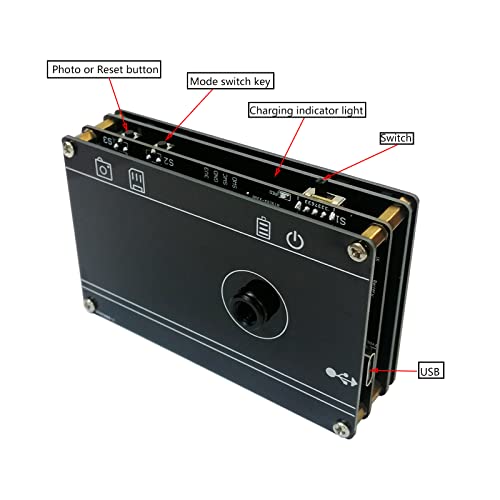 MLX90640 Infrared Thermal Imager Portable Infrared Thermal Sensor High Accuracy Non-Contact Measurement Camera Temperature Detection Tester with Chargable Battery