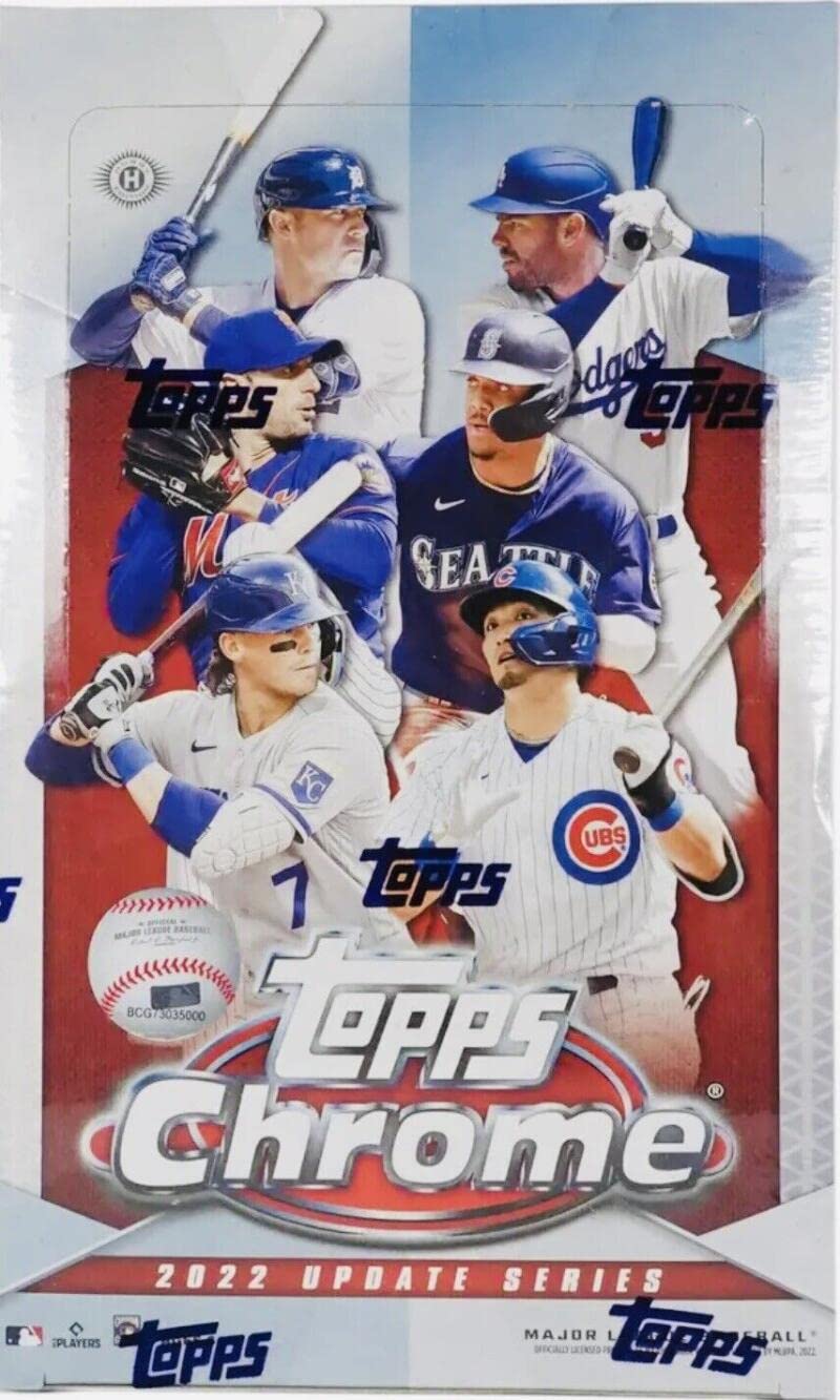 2022 Topps Chrome Update Series Baseball Hobby Box (24 Packs/4 Cards)