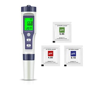 VBR-PH+EC Meter Test PH, EC, TDS, Salt, Water Temperature