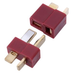 HobbyPark T-Plug Connectors w/Shrink Tubing (10 Pairs) & T Plug Connectors w/Battery Straps (2 Pairs)