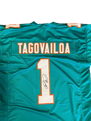 Tua Tagovailoa Miami Dolphins Signed Autograph Jersey JSA Certified