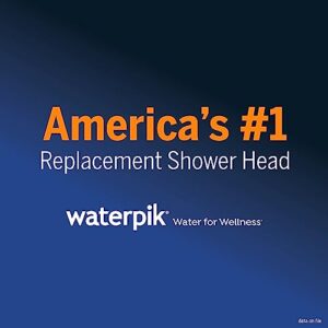 Waterpik Magnetic Dual Dock Adjustable Height Hand Held Shower Head With 5-Foot Metal Hose and PowerPulse Shower Massage, Chrome QMP-863ME