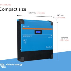 Victron Energy SmartSolar MPPT RS 450V DC 200 amp 48-Volt Tr Solar Charge Controller (Bluetooth)