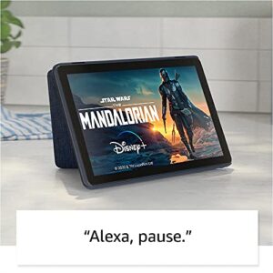 Amazon Fire HD 10 tablet, 10.1", 1080p Full HD, 64 GB, latest model (2021 release), Black (Renewed Premium)