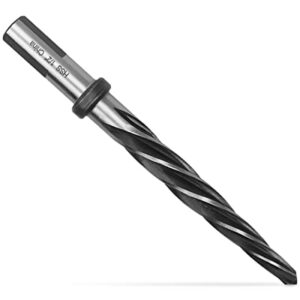 1/2" Drill Bridge/Construction Reamer Bit with 1/2" Shank HSS Taper Chucking Reamer Bit Tool for Steel Metal Wood Alloy Drilling Hole