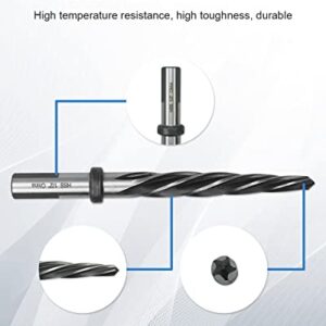 1/2" Drill Bridge/Construction Reamer Bit with 1/2" Shank HSS Taper Chucking Reamer Bit Tool for Steel Metal Wood Alloy Drilling Hole