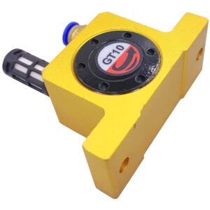 GT10 Pneumatic Air Turbine Vibrator GT Series Pneumatic Turbine Vibrator 1/8" Industrial Pneumatic System Components Turbine Vibrators High Speed with hopper Golden GT-10 Free Muffler