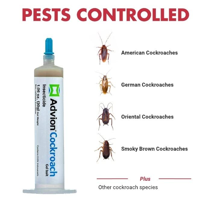 Roach Killer Indoor infestation -Prevent All Cockroach Species - 4 Tubes×30g