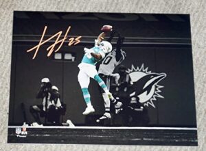 xavien howard #25 signed miami dolphins 8x10 photo - autographed nfl photos