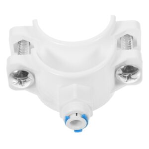 Mounting Accessories Saddle Clamp Drain Plastic Drain Saddle Valve Drain Pipe Saddle Water Drain Sink Saddle Sink Water Filter Water Filters Valve Equipment Pom Plastic Refit White