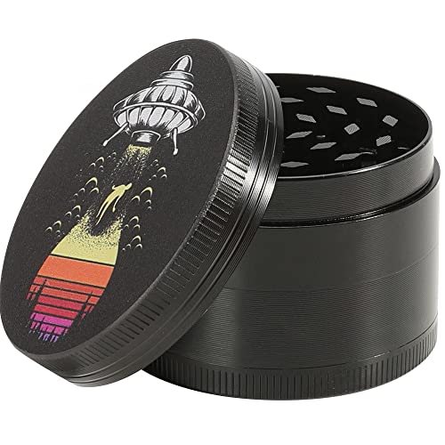 Aluminum Alloy Grinder 2 inch Black