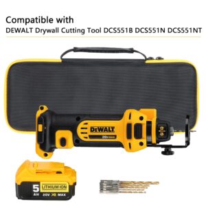 co2CREA Hard Case Compatible with DEWALT 20V MAX Drywall Cutting Tool DCS551B