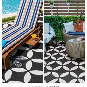 Outdoor Carpet Waterproof 5x8 ft Patio Outside Mat for RV Camping Picnic Reversible Lightweight Plastic Straw Rug for Patio Decor Decoration