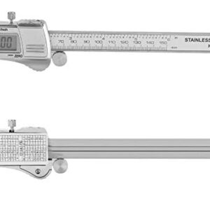 TIST Digital LCD Vernier Stainless Steel Caliper 150mm Micrometer Electronic Gauge