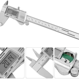 TIST Digital LCD Vernier Stainless Steel Caliper 150mm Micrometer Electronic Gauge