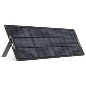 justnow 200w portable solar panel high efficiency foldable kickstand waterproof ip67 for portable power station camping trip outdoor