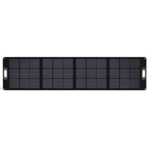 JustNow 200W Portable Solar Panel High Efficiency Foldable Kickstand Waterproof IP67 for Portable Power Station Camping Trip Outdoor