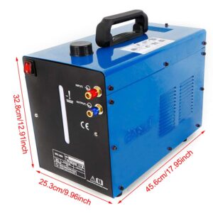 Welder Water Cooler, 370W Industrial Water Chiller Tank, 10L Tig Welder Torch Machine Water Cooling Cooler System, Provide Powerful Cooling, 0.35MPA/60HZ