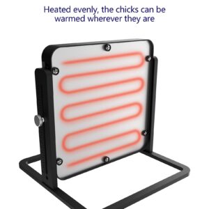 TRIOCOTTAGE Chick Brooder Heating Plate Chicken Coop Heater for Chicks Or Ducklings Warms Up to 15 Chicks