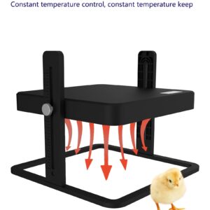 TRIOCOTTAGE Chick Brooder Heating Plate Chicken Coop Heater for Chicks Or Ducklings Warms Up to 15 Chicks