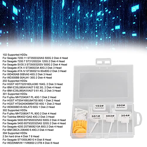 HDD Magnetic Head Repair Set, 2.5in 3.5in Comb Hard Drive Head Replacement Tool for Computer Data Recovery