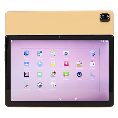 Reading Tablet, Dual Card Slots Octa Core CPU US Plug 100‑240V 6GB RAM 128GB ROM 5G WiFi 4G LTE Tablet for Gaming (US Plug)