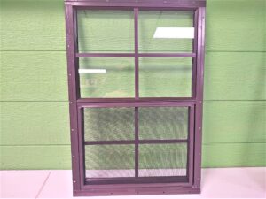 brown 14x27 flush mount window, great for playhouses, barns, and sheds!