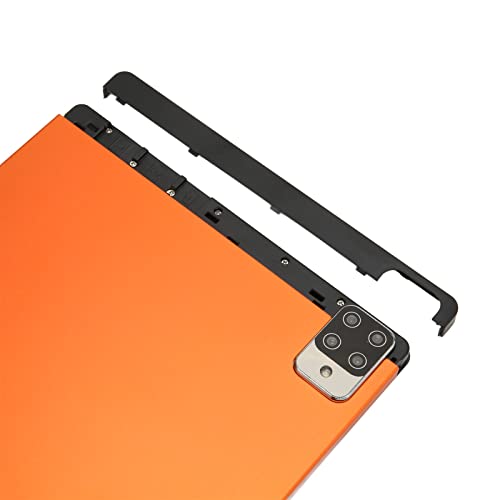 GUPE 10.1 Inch Tablet, HD Tablet 100-240V 1920x1080 IPS Orange for 11.0 for Reading (US Plug)