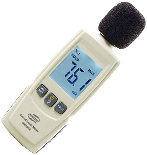 Sound Level Meter Decibels Detector 30-130dBA Digital o Sound Level Meter Noise Measurement Tool for Office Hospitals