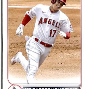 2022 Topps Update #US92 Shohei Ohtani Home Runs Los Angeles Angels Baseball Trading Card