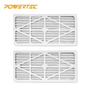 POWERTEC Inner & Outer Filters for WEN 3417 AF1270/ POWERTEC AF1044 AF1045 Air Filtration Systems Woodworking, Replacement for WEN 3415AF1 3415AF5 Woodworking Air Filters, 4pk (Color May Vary) (75073)