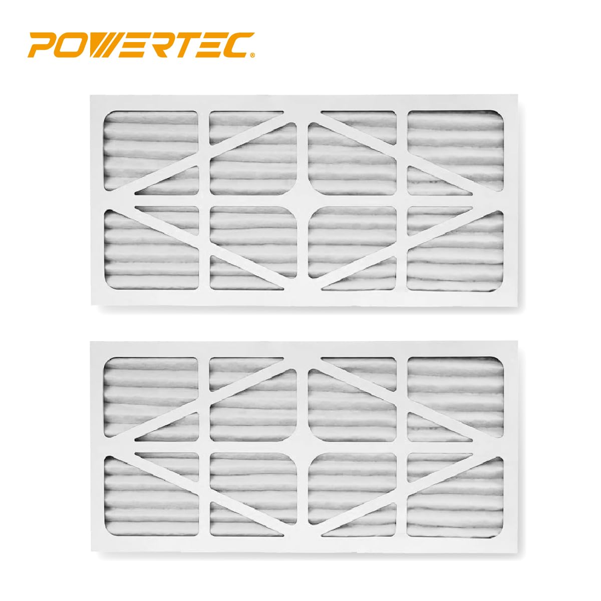 POWERTEC Inner & Outer Filters for WEN 3417 AF1270/ POWERTEC AF1044 AF1045 Air Filtration Systems Woodworking, Replacement for WEN 3415AF1 3415AF5 Woodworking Air Filters, 4pk (Color May Vary) (75073)