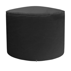 yihaobox fire pit cover for solo stove cover yukon 27 inch,yukon solo stove cover,solo stove yukon cover,heavy duty solo stove accessories,solo yukon cover,black, 29" d x 18"