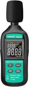 tist digital noise meter measurement 35-135 db intelligent sound level meter decibel monitor logger diagnostic-tool