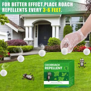 36 Pack Roach Repellent Peppermint Oil to Keep Cockroach Away from House, Powerful Cockroach Repellent, Roach Spider Ant Mouse Repellent for Home Kitchen Office Hotel Garage Car, Safe for Humans