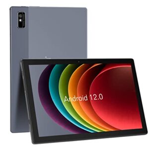 Tablet 10 inch Android Tablets Computer 64GB 512GB Expand, Android 12 Tablet with 10.1 inch IPS Screen, WiFi Tablet 10+ inch with Dual Camera Bluetooth Google Metal Case