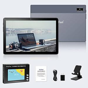 Tablet 10 inch Android Tablets Computer 64GB 512GB Expand, Android 12 Tablet with 10.1 inch IPS Screen, WiFi Tablet 10+ inch with Dual Camera Bluetooth Google Metal Case