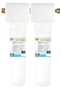 swift green filters 10000 gallons under sink water filtration system - nsf/ansi 42 certified,direct connect,ultra high capacity,0.5 micron filtration for 99.99% chlorine and odor removal - made in usa